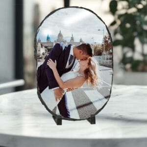 Oval Photo Slate